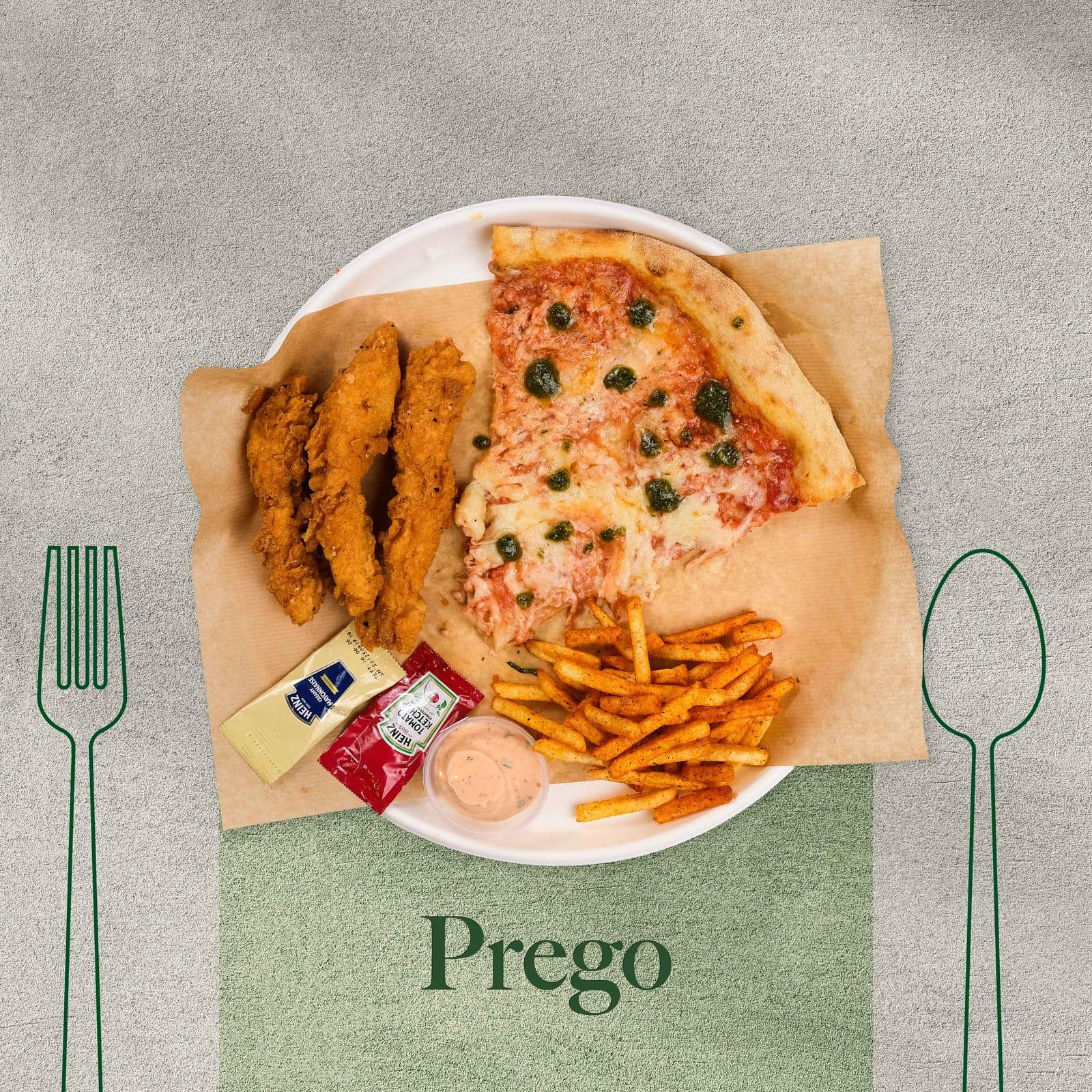 PARÇA PİZZA + ÇITIR TAVUK + PATATES (MENÜ-3)