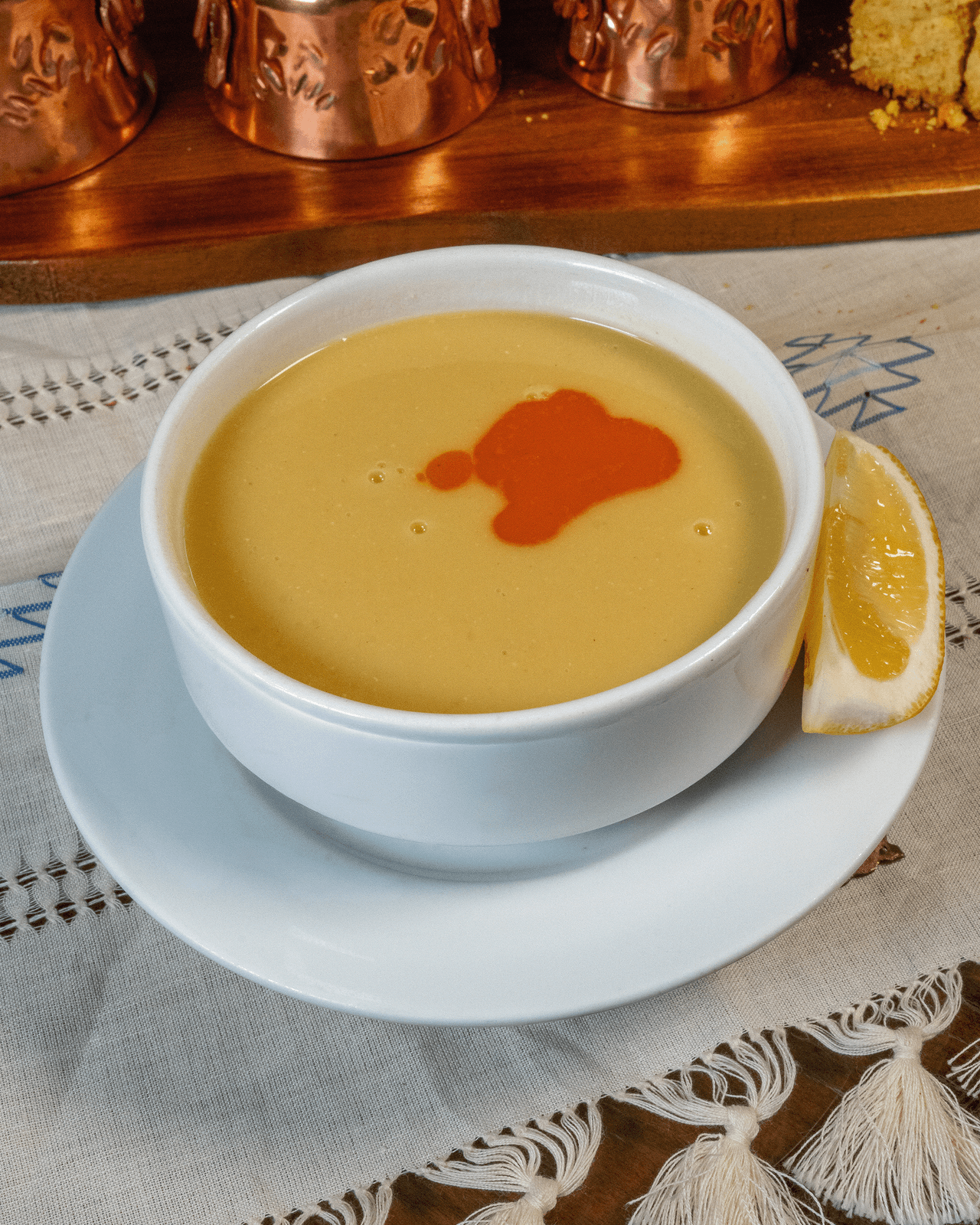 Tereyağlı Süzme Mercimek Çorbası