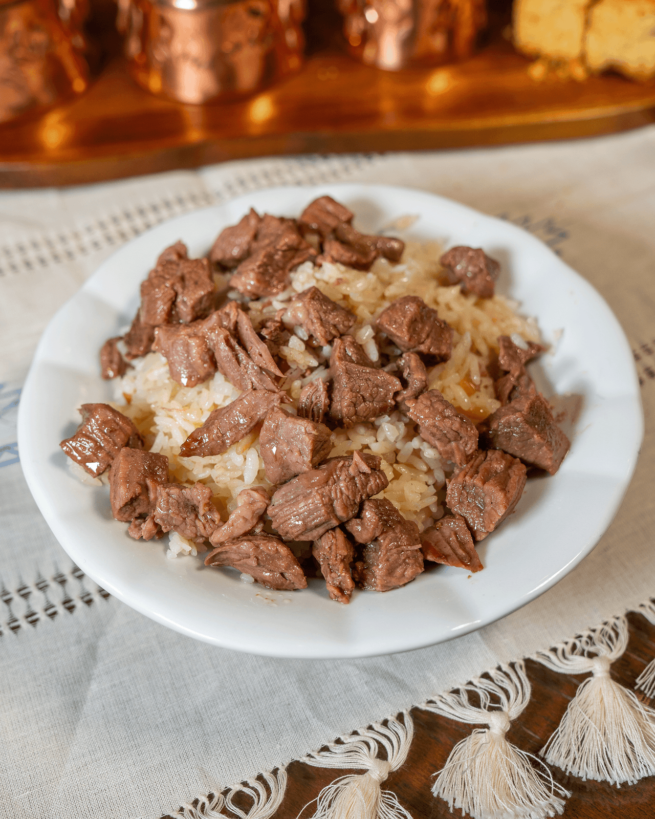 Tereyağlı Etli Pilav